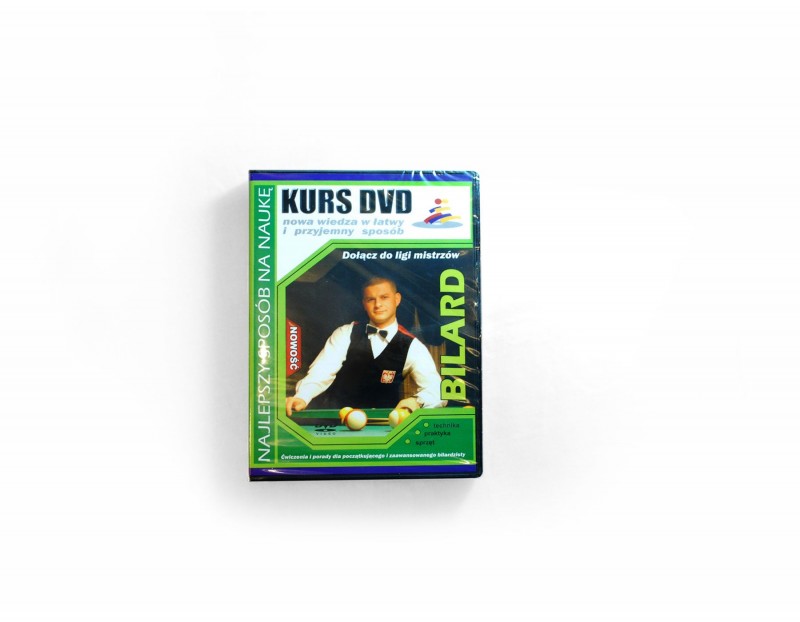Płytka DVD nauka gry w bilard
