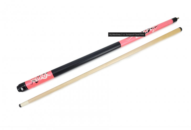 Kij bilardowy 2-cz. Europool Cloud Pink