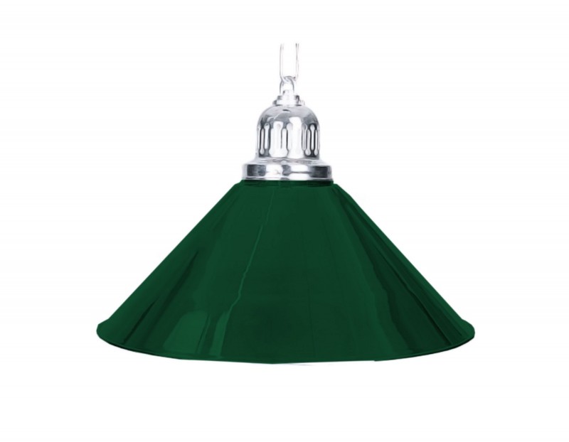 Lampa bilardowa ELEGANCE 1 klosz zielona