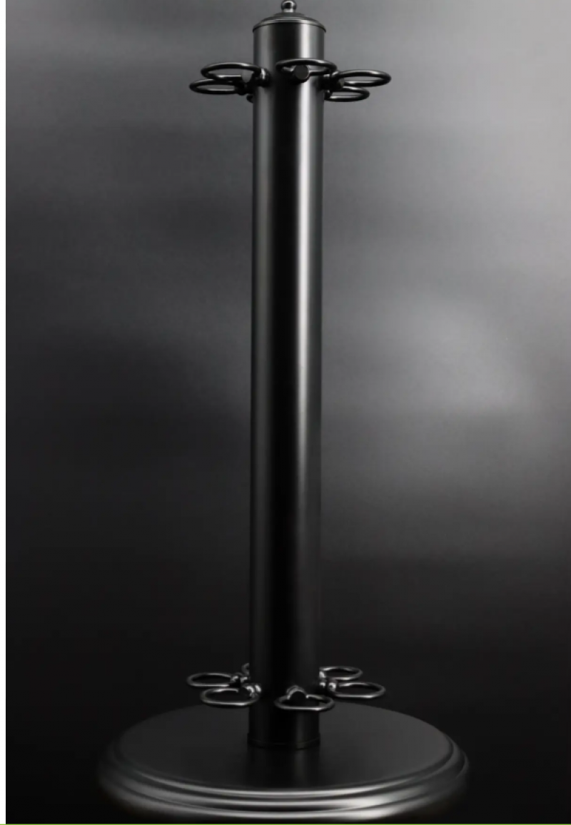 Stojak metalowy na 6 kij&oacute;w CZARNY