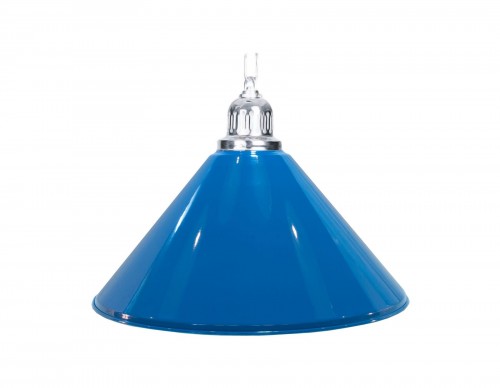 Lampa bilardowa ELEGANCE 1 klosz niebieska