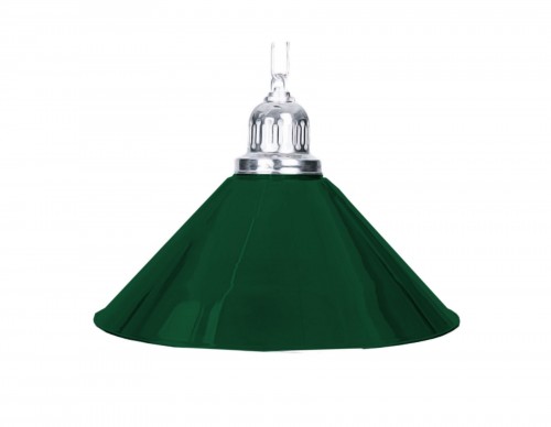 Lampa bilardowa ELEGANCE 1 klosz zielona